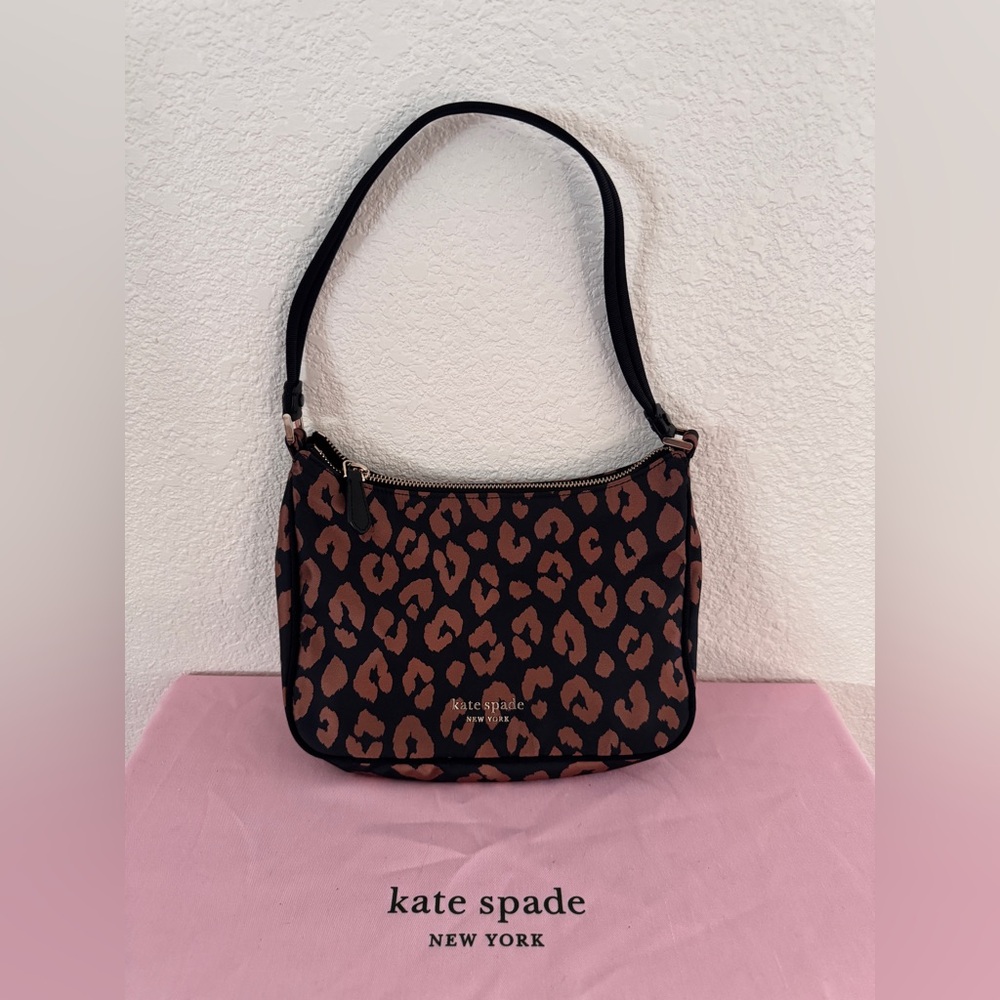 Kate Spade New York The Little Better Sam Leopard Small Shoulder Bag